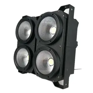 Stüdyo TV filmi Dmx Strobe sıcak soğuk beyaz 2x100W 2 göz led izleyici kör ışık 4x100W 4 göz led cob