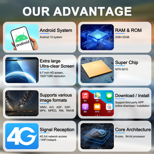 Navihua 9,7 polegadas Android Car Radio <span class=keywords><strong>Player</strong></span> GPS embutido para Chevrolet Cruze 2008-2012 Monitor de carro - Product Image 6