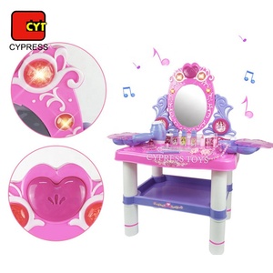 Set di Trucchi Giocattolo di Alta Qualità <span class=keywords><strong>per</strong></span> Bambine con Tavolo da Toeletta e <span class=keywords><strong>Pennelli</strong></span> - Product Image 5