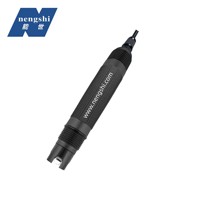 Elektroda pH Bodi Plastik Industri untuk Pengolahan Air Limbah Sensor Probe pH Online