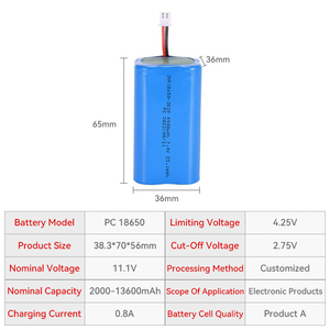 แบตเตอรี่ลิเธียม 7.4V 18650 - แบตเตอรี่ชาร์จความจุสูงสำหรับเครื่องมือไฟฟ้า - แบตเตอรี่ลิเธียมขายส่งจากโรงงาน - Product Image 3