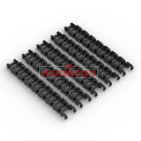Pièce de construction BEBRICKS série 3711, chaîne technique, pour voitures RC et modèles de chars, jouet pour créateurs MOC