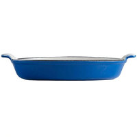 Vente chaude 26/30/34cm Plat Ovale Pan Set En Métal En Forme De Poisson Rôtissoire Plats De Cuisson Deux Oreilles Plat En Fonte Émaillée Plat Pan