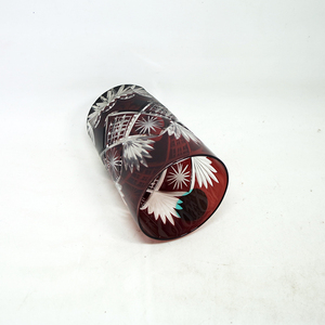 Vaso de vidrio con carcasa de doble Color soplado a mano <span class=keywords><strong>barato</strong></span> de 200ml para cerveza, cóctel, <span class=keywords><strong>whisky</strong></span>, jugo, café irlandés, bebida helada para beber en frío - Product Image 4