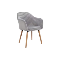 Chaise de salle à manger de style français, design nordique minimaliste haut de gamme pour hôtel et café
