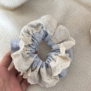 여성용 컬러 블록 새로운 헤어 루프 헤드밴드 하이 엔드 헤어 로프 헤어 장식 헤드 착용 - Product Image 3