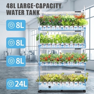 Système de jardinage aéroponique intelligent TSP 210P à 4 étages pour l'<span class=keywords><strong>intérieur</strong></span> avec pompe automatique, éclairage LED pour la croissance des plantes, ferme domestique <span class=keywords><strong>autonome</strong></span> - Product Image 3