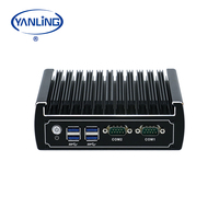 Yanling N13L2 8th Generation Core Mini computadora de Control Industrial Dual Network Fanless Linux Downloader Small Mini PC para quiosco
