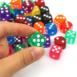 Bán Buôn Bán Trong Suốt Màu Acrylic Xúc Xắc Thiết Lập Tùy Chỉnh Máy Tính Để Bàn Trò Chơi Hội Đồng Quản Trị 16Mm Xúc Xắc - Product Image 2