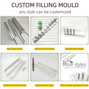 Moule de moulage personnalisable à 12 cavités pour la production de rouge à lèvres <span class=keywords><strong>maison</strong></span> et le remplissage de forgeage en - Product Image 4