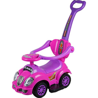 Meilleures ventes : Voiture à pousser 3-en-1 pour tout-petits de 1 à 4 ans, poussette, voiture à roulettes et trotteur avec poignée et barre de protection, jouet porteur à pousser au sol
