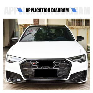 Yinhua Usine Offre Spéciale Mat Noir Grille De Voiture avec Badges pour 24 + A6 Car Front Grill pour 24S6 - Product Image 2