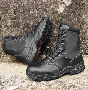 TSB1017 Chaussures de travail pour hommes en cuir véritable, neuves, livraison rapide, chaussures de sécurité confortables avec embout en acier - Product Image 3