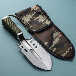 <b>Multi</b> Functional Stainless Steel <b>Camping</b> Knife Drop Point Blade Serrated Edge Nylon Handle Outdoor Survival <b>Tool</b> - Product Image 5