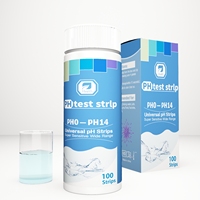Bandelettes de test de pH 0 à 14, papier universel pour tester l'acidité et l'alcalinité, bandelettes de test de pH pour l'eau, l'urine, la salive, le savon, le sol, la surveillance du pH de l'alimentation