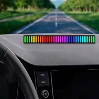 Barre lumineuse LED 12V en aluminium à 32 bits, capteur de spectre audio RGB, contrôle vocal, musique, rythme lumineux, ambiance, nouveau