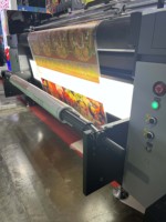 Lo último 1,8 m para impresora de inyección de tinta UV híbrida de gran formato cinturón de malla para cuero PU Tyvek impresión póster Banner publicidad
