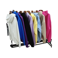Sweat à capuche pour homme de haute qualité, 100% coton, crocheté, poids lourd 450 g/m², style streetwear oversize, taille XL, design doublé