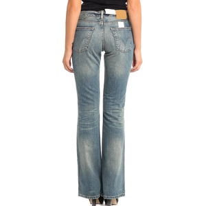 Nouveauté : Jeans à jambes larges pour femmes, denim de haute qualité, mélange de polyester et d'élasthanne confortable, écologique, taille haute, longueur intégrale - Product Image 4