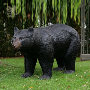 Moldes de Estatuas de Animales de Metal Grandes para Proyectos de Zoológicos, Estatuas de Tres Osos de <span class=keywords><strong>Bronce</strong></span> de Tamaño Real para Jardín Exterior - Product Image 5