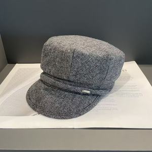Octagonal Hat Women Cotton <b>Coffee</b> Gray Khaki Fall 2025 Newsboy Cap Fashionable Autumn Wear - Product Image 3