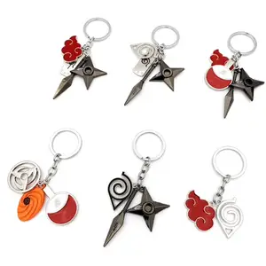 LLavero de Anime personalizado de Japón, accesorio de llavero de Metal con colgante de Katana, Sword Boy, regalo de recuerdo, 3 uds., venta al por mayor