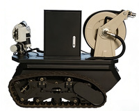 Robot d'irrigation autonome sur chenilles, véhicule pulvérisateur agricole de type chenillé, robot d'arrosage intelligent pour l'agriculture