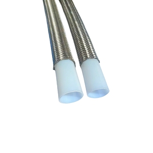 Ультра высокое сопротивление давления PTFE гидравлический шланг с 2 слоями PTFE синтетического каучука резки - Product Image 2