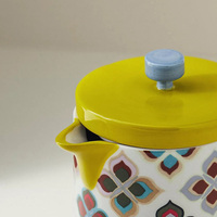 Pot de stockage en céramique de cuisine moderne nordique personnalisé alimentaire biscuit café thé avec couvercles en céramique