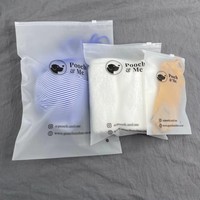 Sacs de rangement pour vêtements en PE semi-transparents givrés, résistants à l'humidité, fournis directement par l'usine