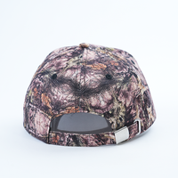 Aangepaste Hoge Kwaliteit 5 Paneel Gebogen Rand Camo Patroon Baseballpet, Voeg Borduurwerk Logo Gestructureerde Papa Hoed Toe