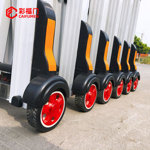 Buona qualità in lega di alluminio barriere telescopiche cancello Push-Pull divisorio Guardrail formato personalizzato uso del traffico esterno - Product Image 6