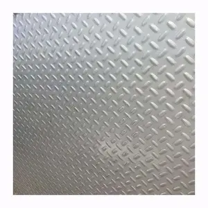 AISI 304 316 anti slip embossed/diamond/checkered stainless steel plate sheet in stock