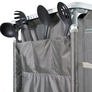 Tavolo di stoccaggio da campeggio portatile in alluminio moderno campeggio cucina da Picnic pieghevole all'aperto cambio colore cucina 500 pz - Product Image 4