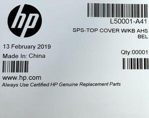 Ersatz-Handballenauflage für HP 255 G7 Notebook L50001-A41 Handballenauflage BE Belgisches Tastatur Original Neu - Product Image 4