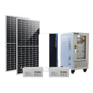 Elektriciteitsopwekking 5kw 10kw Pv Off Grid Systeem Zonne-Energie Opslag Batterij Systeem Voor Thuisgebruik