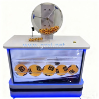 Machine de loterie électrique personnalisée, machine de loterie automatique de tennis de table, utilisée pour les tirages au sort, machine de bingo de loterie