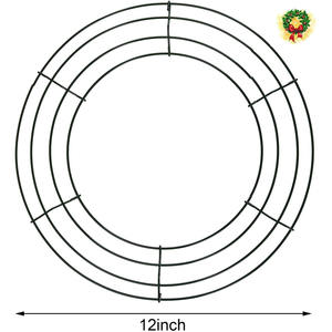 12 Inch Round Deco Bundle of 12pcs Mesh <strong>Wreath</strong> Wire <strong>Frames</strong> for Wedding Decoration - Product Image 2