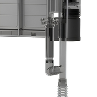 Filtre submersible interne pour aquarium Jeneca en plastique écologique avec débit d'eau réglable et système de filtration silencieux
