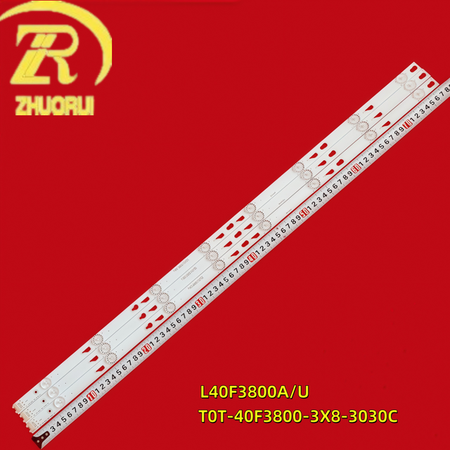 ZR-147 LED TV Backlight Strip L40F3800A L40F3800U L40F3303B L40F3301B Y40G33 for TOT-40F3800-3X8-3030C_V1 Tv Led Backlight