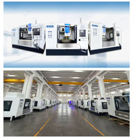 Centre d'usinage vertical CNC robuste VMC855 FANUC BT40 8000 tr/min, ATC simple haute précision 24T, structure en fonte HT300 pour moules