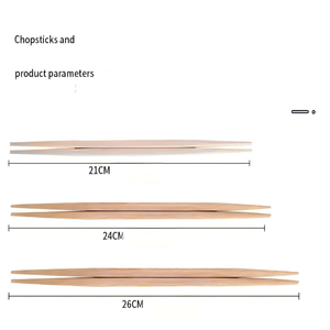 Baguettes japonaises en bambou à double pointe, qualité alimentaire, pour restaurants de sushi, vente en gros - Product Image 6