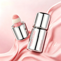 Fard à joues liquide personnalisé de haute qualité avec logo, technologie de film de fixation de couleur, anti-bavures, longue tenue, hydratant, crème blush, marque privée