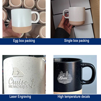 Mug à café en grès gravé au laser personnalisé en gros avec logo – Fabricant de cadeaux personnalisés – Tasse en poterie d'usine