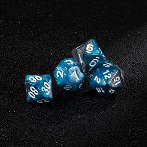 ชุดลูกเต๋าอะคริลิคสำหรับเล่นตามบทบาทเล็กเกมกระดาน DND D20 D12 D8 D6 D4 - Product Image 4