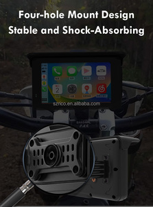 RICOEL IP67防水ワイヤレスユニバーサルマルチメディアタッチスクリーン<span class=keywords><strong>Android</strong></span>自動画面ミラーリンク付きオートバイ & カープレイ用 - Product Image 5