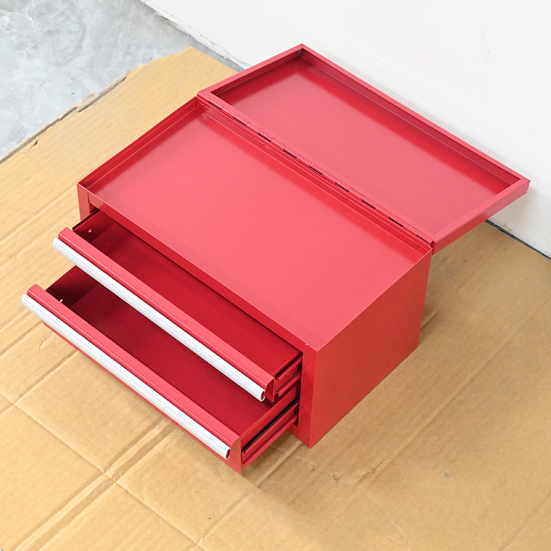 Portable Tool Chest with Flip Top