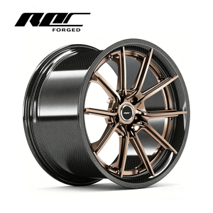 Jantes forgées personnalisées CF201 en fibre de carbone en deux parties, 20 et 21 pouces, 5x112 5x114.3, pour Tributo McLaren 720S M3 - Product Image 1