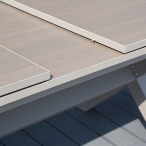 Ensemble <span class=keywords><strong>de</strong></span> salle à manger <span class=keywords><strong>de</strong></span> patio 8 places <span class=keywords><strong>en</strong></span> <span class=keywords><strong>aluminium</strong></span> <span class=keywords><strong>de</strong></span> style moderne avec finition <span class=keywords><strong>bois</strong></span>, durable, pliable, <span class=keywords><strong>en</strong></span> corde tressée, pour hôtel, usage extérieur, garantie 5 ans - Product Image 5