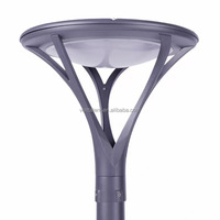 Lampu Taman LED Luar Ruangan, Penerangan Jalan, Ideal untuk Lanskap dan Lampu Jalan Taman Dekoratif, Model Tanduk Domba